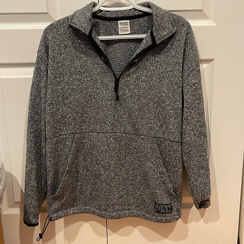 pink fleece crew neck